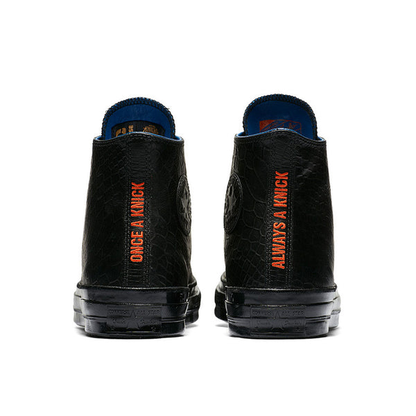 CONVERSE Unisex NBA Legend Knicks CTAS 70 Hi Sneakers, Black, M 8.5 / W 10.5