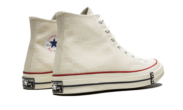 CONVERSE X KITH Unisex Chuck 70 Hi Sneakers, Natural, M 8 / W 10