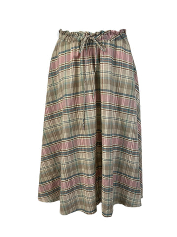 STEVEN ALAN Women's Multicolor Tyler Plaid Pocket Skirt Sz 6 NWT