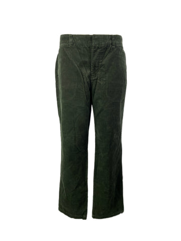 STEVEN ALAN Men's Green Martine Straight Leg Corduroy Pants NWT