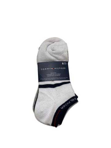 TOMMY HILFIGER Women's 6 Pairs Multicolor Extra Low Cut Socks Sz 6-9.5 NWT