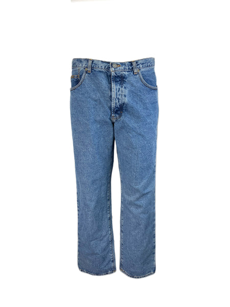 Calvin Klein Men's Blue Straight Leg Denim Pants Sz 40 NWOT