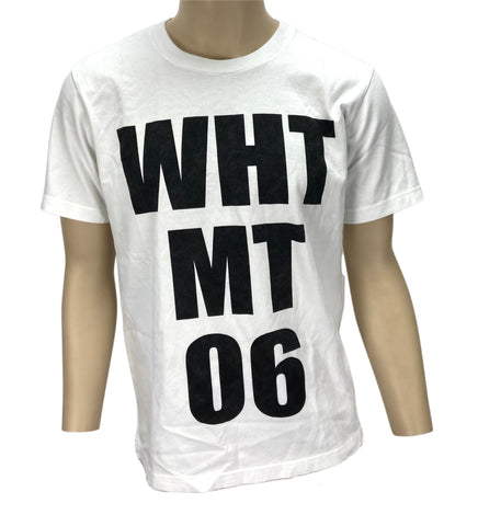 WHITE MOUNTAINEERING Men's White Printed Short Sleeve T-Shirt Sz M NWT