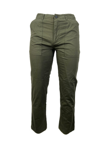 STEVEN ALAN Men's Green Lined Straight Leg Deck Chinos Pants Sz 34 NWOT