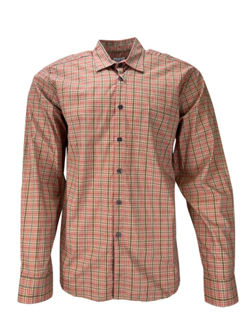 STEVEN ALAN Men's Multicolor Reverse Plaid Casual Shirt NWT