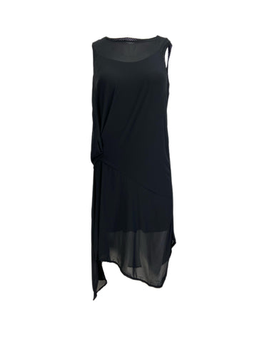 Catherine Malandrino Women's Black Military Chic Sleeveless Cheer Dress Sz S NWT