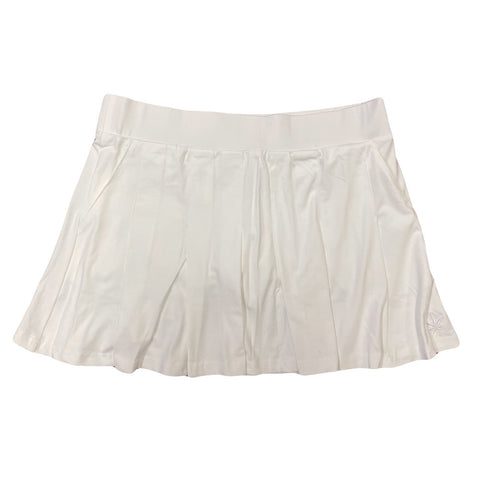 BOAST Women's White Pleated Tennis Skirt 20015 $85 NEW