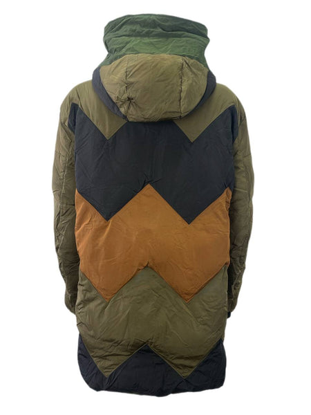 SCOTCH & SODA Women's Green Reversible Long Jacket #200 L NWOT