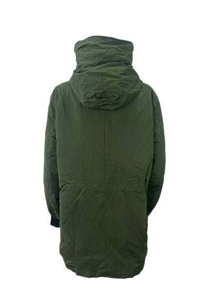 SCOTCH & SODA Women's Green Reversible Long Jacket #200 L NWOT