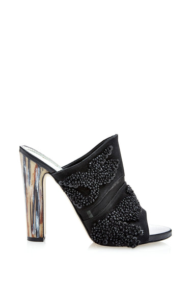 MAIYET Women's Embroidered Jill Mule Heels $895 NEW