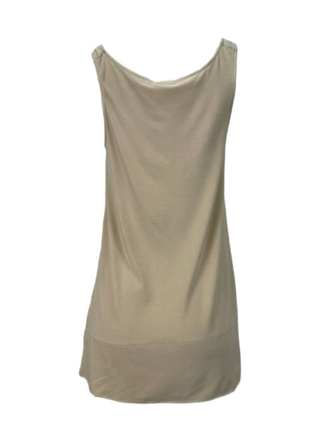 9/15 Women's Beige Lightweight Round Neck Top #230S S NWT