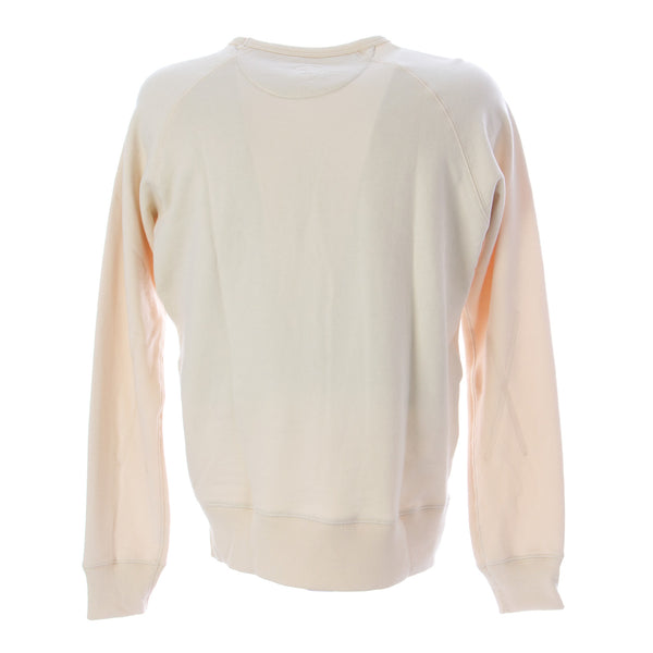 OLASUL Men's Bone Stripe Crewneck Sweatshirt $130 NEW