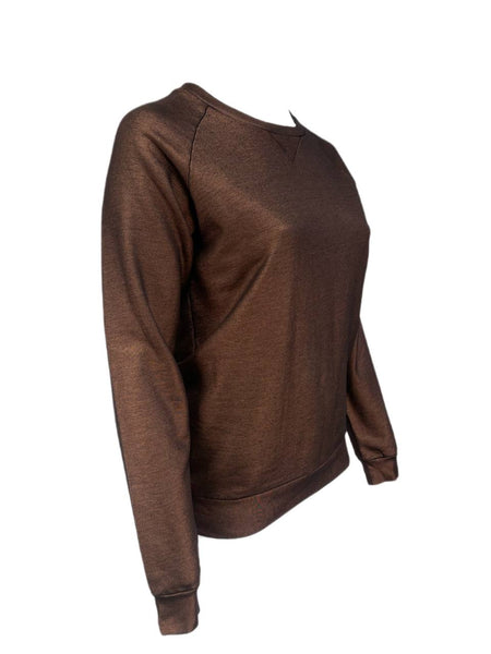 SCOTCH & SODA Women's Brown Crewneck Sweater #273 L NWOT