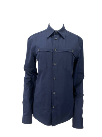 RICHARD CHAI Men's Navy Button Down Shirt #2S15 NWT