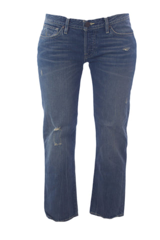 VINTAGE REVOLUTION Women's Antique Worn Girlfriend Crop Jeans 2WGRSXRD $118 NWT