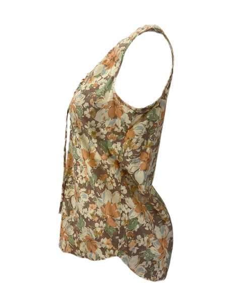 STEVEN ALAN Women's Multicolor Juliana Sleeveless Blouse Sz S NWT