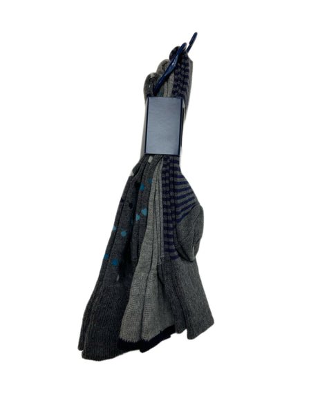 COLE HAAN Men's 3 Pair Multicolor Combed Cotton Crew Socks Sz 7-12 NWT