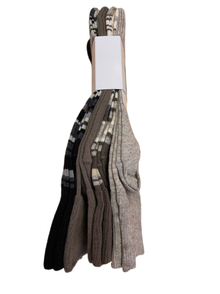 Calvin Klein Men's 4 Pair Multicolor Mid Calf Combed Cotton Socks Sz 7-12 NWT