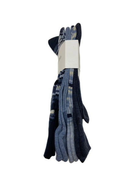 Calvin Klein Men's 4 Pair Multicolor Mid Calf Combed Cotton Socks Sz 7-12 NWT