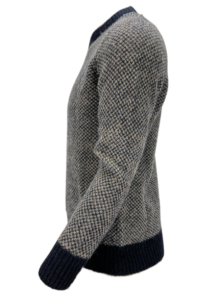 ROSSOPURO Men's Brown Knitted Long Sleeve Pullover Sz XL NWT