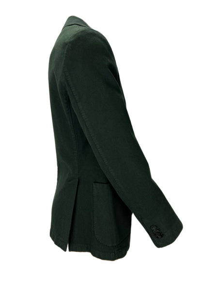 GABARDINE Men's Green Patch Pockets Button Closure Sport Coat Sz XXL NWT