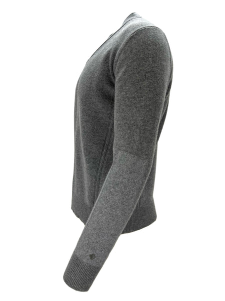 ANDREA FENZI Men's Gray Long Sleeve Knitted Sweater Sz XXL NWT