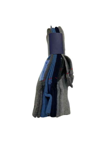 TOMMY HILFIGER Men's 4 Pairs Multicolor Mid Calf Socks Sz 7-12 NWT