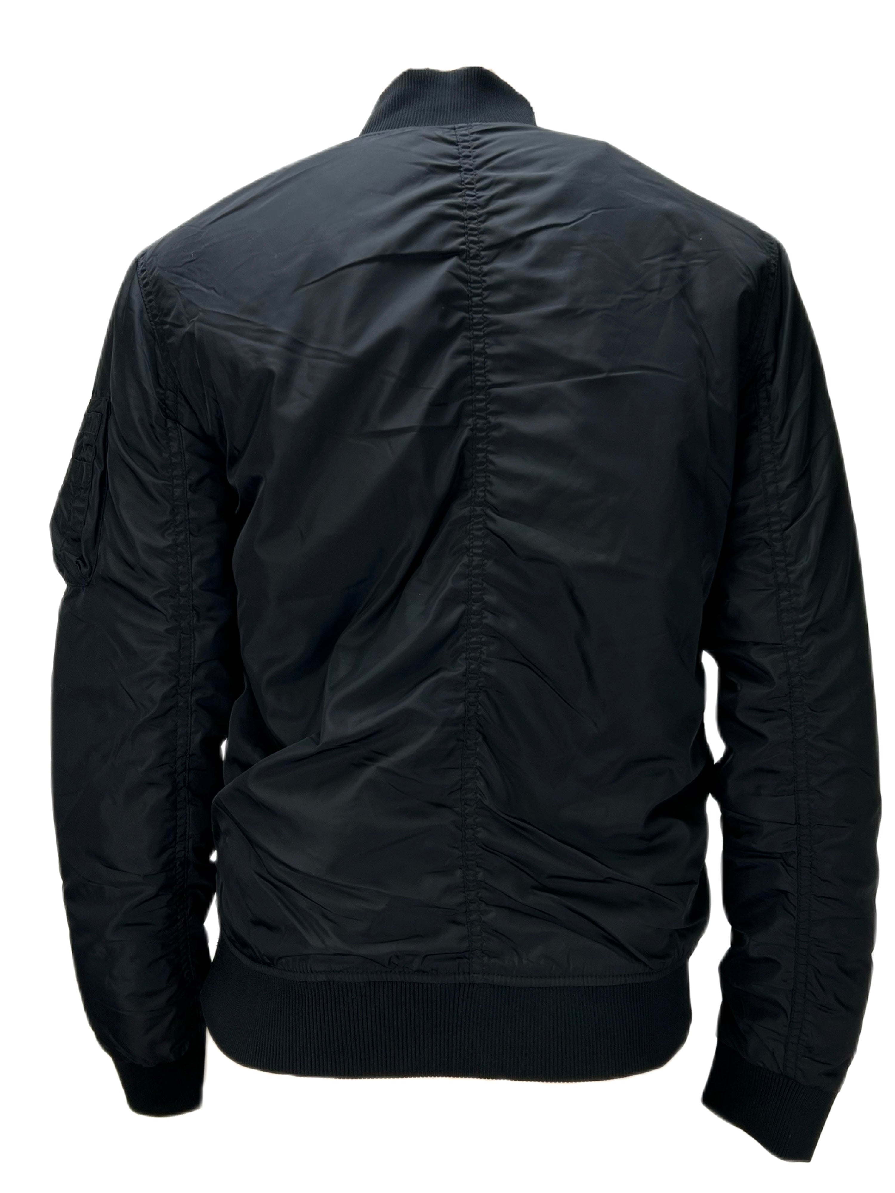 SAMSOE Men's Alfred Men's Black Closure Bomber Sz S NWT – Walk Into Fashion