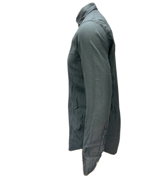 BASTONCINO Men's Gray Long Sleeve Dress Shirt Sz 15X38 NWT