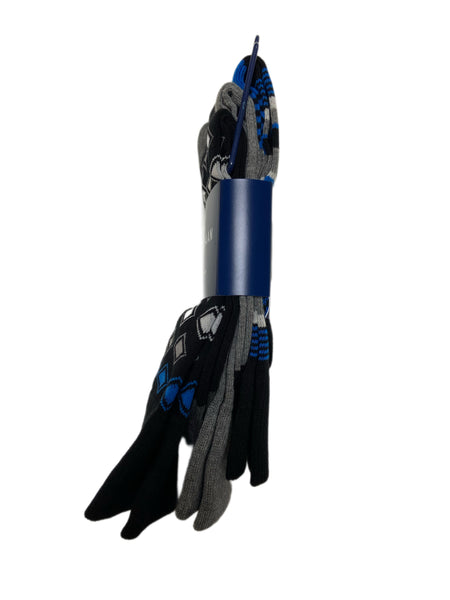 COLE HAAN Men's 3 Pair Multicolor Combed Cotton Crew Socks Sz 7-12 NWT