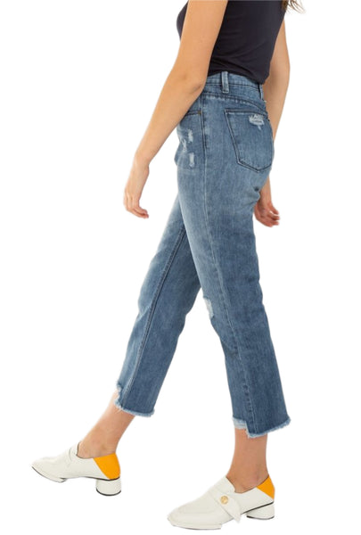 RES DENIM Women's Blue Bailey Straight Jeans #3013 26 NWT