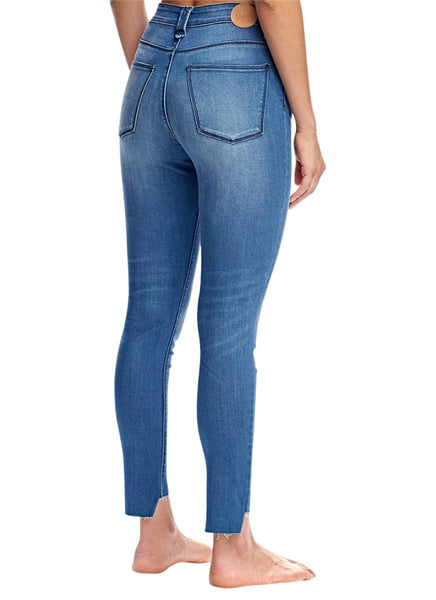 RES DENIM Women's Blue Harrys Hi Ankle Skinny Jeans #3019 26 NWT