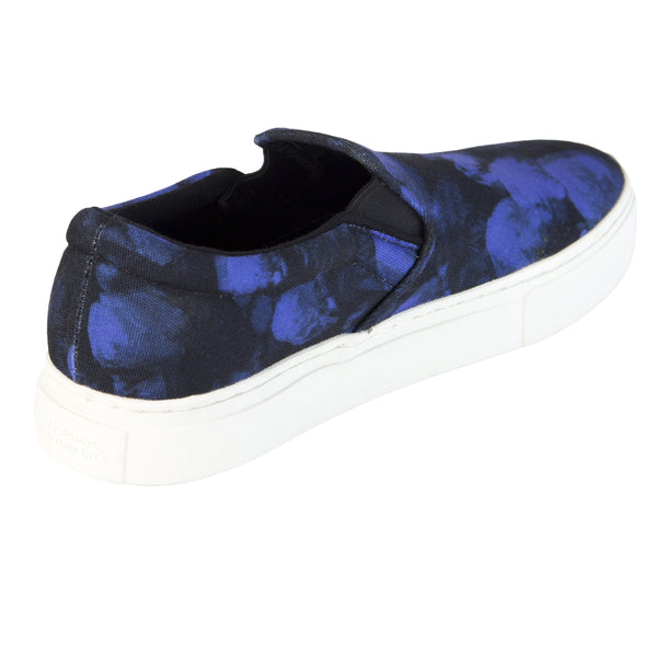 SATURDAYS NYC Mens Cobalt Vass Kava Printed Sneakers 315VASSKAV $175 NEW