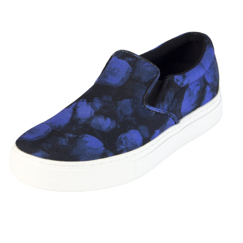 SATURDAYS NYC Mens Cobalt Vass Kava Printed Sneakers 315VASSKAV $175 NEW