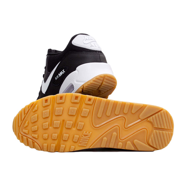NIKE Women's Air Max 90, Black/White/Gum Light Brown