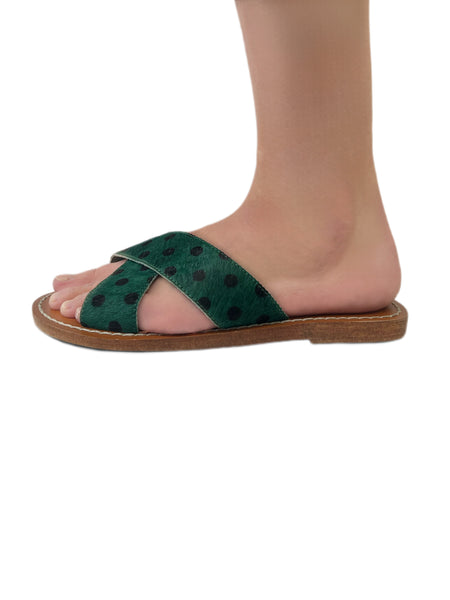 SCOTCH&SODA Women's Green Summer Sandals #333 6.5 NWOTB