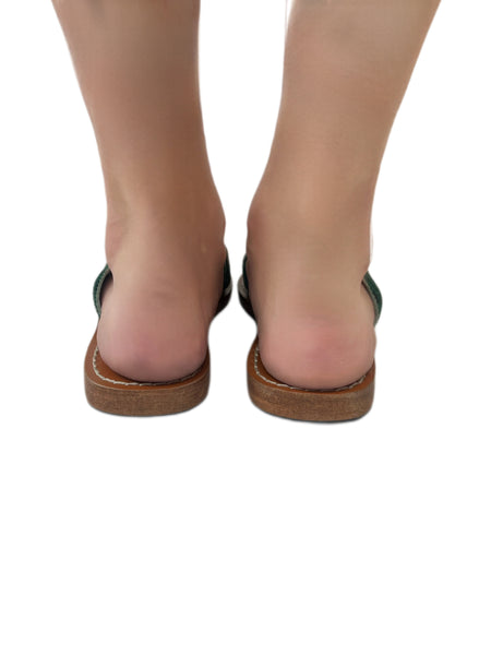 SCOTCH&SODA Women's Green Summer Sandals #333 6.5 NWOTB