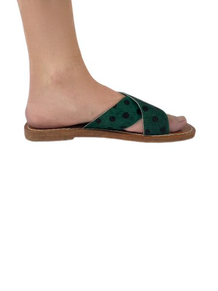 SCOTCH&SODA Women's Green Summer Sandals #333 6.5 NWOTB
