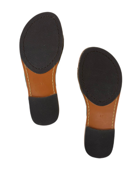 SCOTCH&SODA Women's Green Summer Sandals #333 6.5 NWOTB