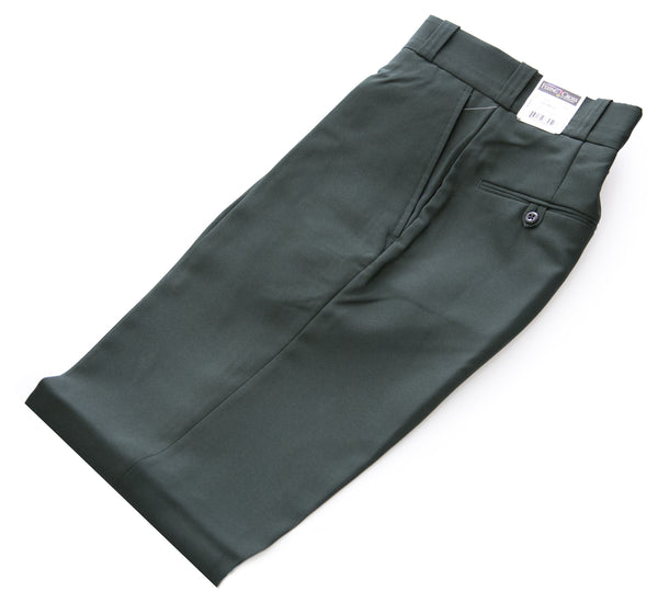 FLYING CROSS Men's Dark Green UNHEMMED "Visa System 3" Uniform Pants #34206 NEW