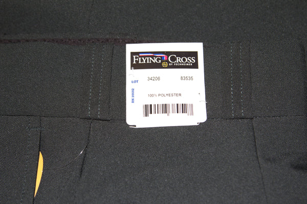 FLYING CROSS Men's Dark Green UNHEMMED "Visa System 3" Uniform Pants #34206 NEW