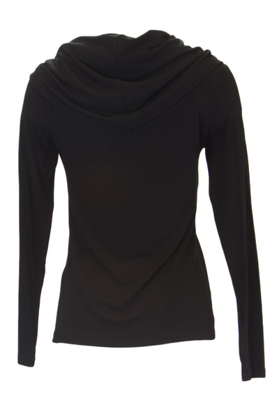 ANALILI Women's Wide Cowl Neck Long Sleeve Top 356M18 $135 NWT