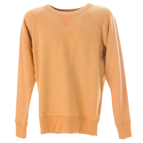 OLASUL Men's Heathered Peach Crewneck Sweatshirt $120 NEW