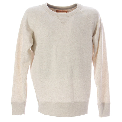 OLASUL Men's Heathered Stone Crewneck Sweatshirt $120 NEW