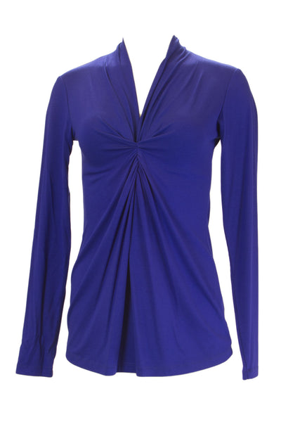 ANALILI Women's Front Twist Accent Long Sleeve Top 384IA10 $125 NEW