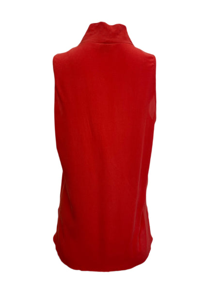 ECRU Women's Red Spice V-Neck Casual Top #3908 S NWT