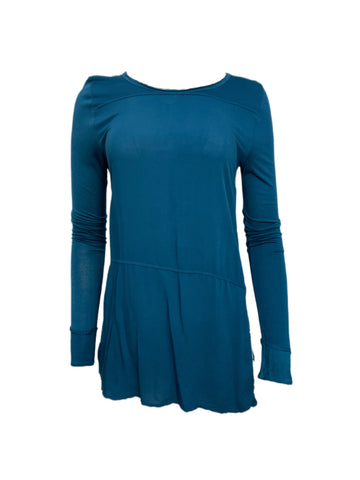 ECRU Women's Teal Garment Dye Tunic #3958 No Size NWT