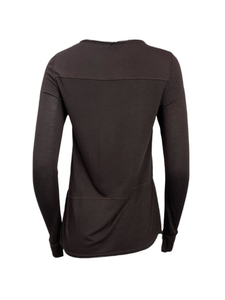 ECRU Women's Brown Garment Dye Tunic #3958 No Size NWT