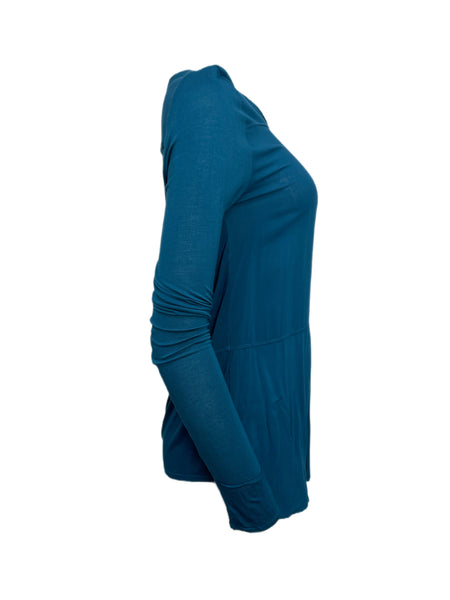 ECRU Women's Teal Garment Dye Tunic #3958 No Size NWT