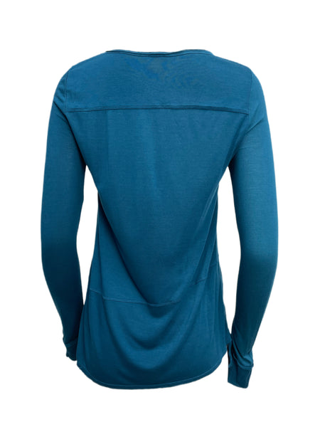 ECRU Women's Teal Garment Dye Tunic #3958 No Size NWT